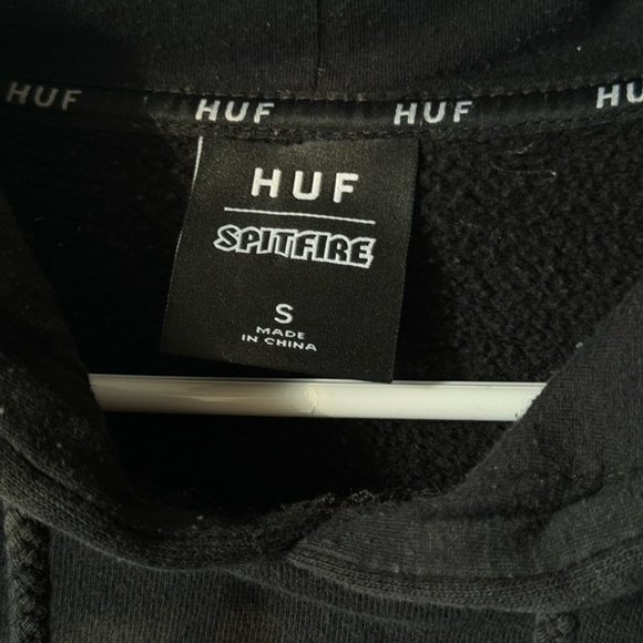 HUF X SPITFIRE TRIANGLE PULLOVER HOODIE SIZE S - Picture 4 of 10